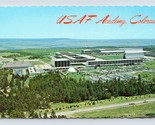 Birds Eye View US Air Force Academy Colorado Springs CO UNP Chrome Postc... - £3.89 GBP