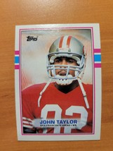 1989 Topps #13 John Taylor - San Francisco 49ers - NFL - £1.42 GBP