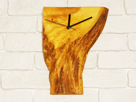 Clock, rustic clock, wall clock, eco friendly clock, wooden clock, wood ... - £86.04 GBP