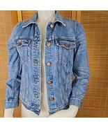 Madewell The Jean Jacket Womens S Pinter Wash Denim Blue Button Classic ... - $1,097.51 MXN