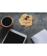 Laser Engraved German Shorthaired Pointer Dog Laying - Wood Coasters, se... - $19.13 CAD