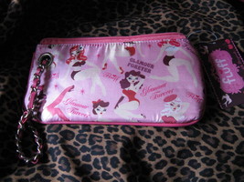 Fluff pin-up rockabilly wristlet cosmetic case VLV - $22.24