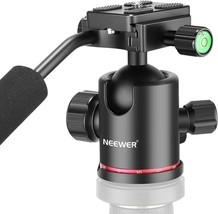 Neewer Heavy Duty Camera Tripod Head Ball Head With Handle And 1/4&quot; Arca Type Qr - £34.34 GBP