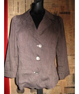 Yansi Fugel deconstructed french seam pinstripe jacket - £110.82 GBP