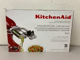 NEW KitchenAid 5 Blade Stand Mixer Attachemnt Spiral w Peel Core &amp; Slice... - £37.80 GBP