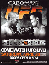 Ufc 129 ST-PIERRE Vs Shields @ Cabo Wabo Vegas Fight Card - £3.89 GBP