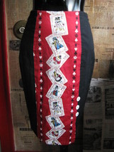 Alice in Wonderland pencil wiggle pin-up skirt VLV s - $72.73