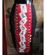 Alice in Wonderland pencil wiggle pin-up skirt VLV s - £58.00 GBP