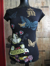 Disney tattoo Mickey Mouse t-shirt S - £35.63 GBP
