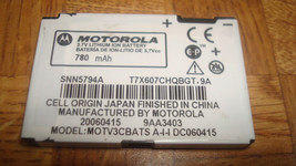 Authentic Oem Original Motorola SNN5794A MOTV3CBATS For V3C V3M V3A V3 Battery - $12.19