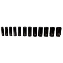 K Tool International Socket Set Impact SAE 6 pt. Deep 1/2 in. Dr 12 Pieces - $5,340.16 MXN