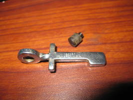 Singer 401A Throat Plate Position Lever Handle #172157 w/Hinge Screw - $10.00