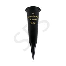 In Loving Memory SON grave flower vase funeral spike  - $22.00
