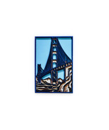Golden Gate Bridge Layered Wood Art – 15x11 Wall Decor - $80.00
