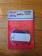 2 Vintage 1991 American Tourister Name Tags New in Original Sealed Packa... - £8.05 GBP