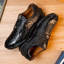 Vulcan genuine alligator sneakers Black image 9
