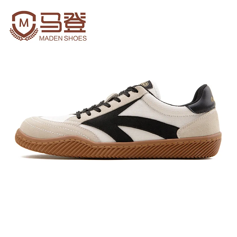 Maden Spring New Retro Casual Shoes for Men White Low Top Sports Tennis Shoes Ou - £169.96 GBP