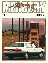 1991 Mercury Topaz Brochure Catalog Us 91 Gs Ls Lts XR5 - £4.78 GBP