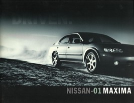 2001 Nissan MAXIMA brochure catalog US 01 20th ANNIVERSARY - $8.00