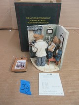 Boyds Bears Before The Shot 4017976 Norman Rockwell Saturday Post Figurine  - $82.87