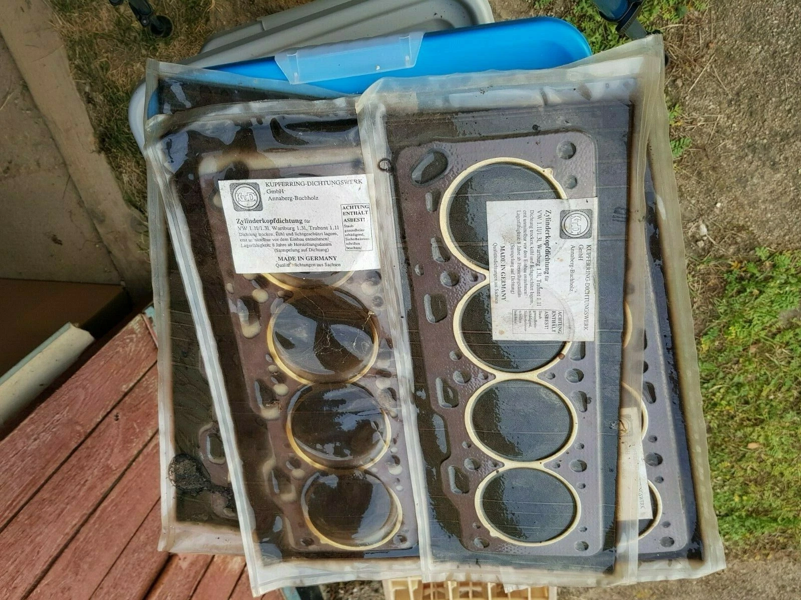 Cylinder head gasket for VW 1.1l/1.3l., Wartburg 1.3l. Trabant 1.1l 0361... - $45.28 CAD