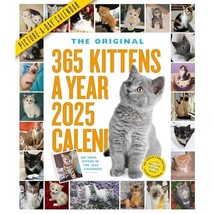 365 Kittens-A-Year Picture-A-Day Wall Calendar 2025 Calendars, Workman - $23.00