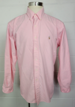 Polo Ralph Lauren Pink Cotton Long Sleeve Button Front Shirt Classic Fit XXL - £18.51 GBP