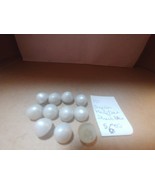 10 Greyish Half Dome Shank Plastic Sewing Buttons - $8.22 CAD