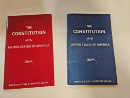 The Constitution Of The United States ~ Pocket Size ~ Aclu Production Lot Of 2 - £9.31 GBP