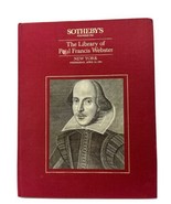 Sotheby Subasta Catálogo Biblioteca Paul Francis Webster Premio Ganador ... - £34.27 GBP