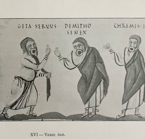 Phormio Of Terence Vatican Miniatures Print 1894 Victorian Verse 606 DWFF12 - $19.99