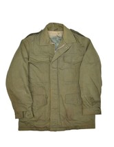 Vintage Military M-52 Field Jacket Mens L Quilt Lined Chore Combat OG 10... - £53.24 GBP