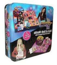 CD Board &amp; Pop Star Games Hannah Montana-lot of 2 Disney Best of Both Worlds  - £5.52 GBP