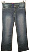 BcbgMaxazria Flare Distressed Pockets Medium Wash Jean Women’s 6P - $27.71