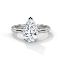 2ct Pear Moissanite Lab Diamond Engagement Ring - $700.00