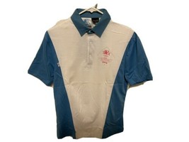 Vintage 1984 Levis Olympic Games Polo Shirt Medium La Olympics Staff Uniform - £196.13 GBP