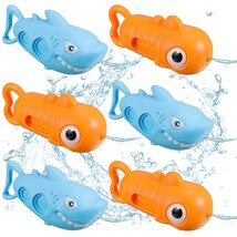 6 Pcs Animal Water Guns Water Squirt Guns Blaster Shark Pool Toy For Little Teen - £30.55 GBP