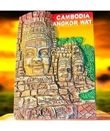 Khmer Smile, Angkor Wat, Cambodia Tourist Travel Souvenir 3D Resin Fridg... - $9.87