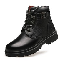 30 Degrees Below Zero Winter Boots Men Genuine Leather Shoes Warm Plush Winter M - £55.96 GBP