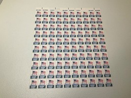 1970 US Postage Stamps #1338F Full Sheet Of 100 - 8 Cent US Flag Stamps MNH - £10.11 GBP