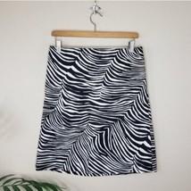 NWT Ann Taylor Factory | Zebra Print Pencil Skirt, womens size 4 - £19.29 GBP