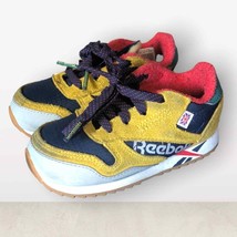 Reebok baby size 7 color block sneakers (rare concept sample) youth kids - £19.85 GBP