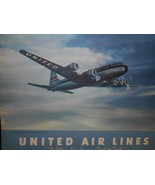 RARE Extra Large 1948 UNITED AIRLINES CALENDAR Great Graphics! - $272.43 CAD