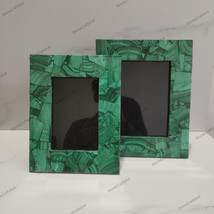 Natural Malachite Picture Frame, Gem Stone Frame, Photography Frames, Ph... - £170.07 GBP