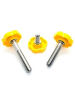 3/8-24 Thumb Screws Fine Thread Yellow Round Clamping Knob Hex Head Pack... - $23.58 CAD+