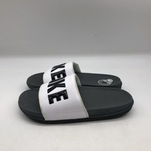 Nike Men&#39;s OffCourt Slide Sandals Drk Gry/Blk/Wht #BQ4639-001 Size 7 - $28.41