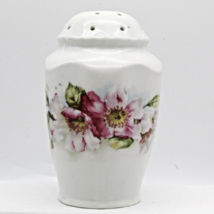 Victorian Sugar Shaker Muffineer Porcelain Germany Floral Cork Plug Anti... - $24.79
