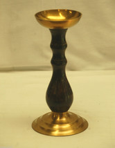 Vintage Style Brass Candlestick Candle Holder w Felt Bottom Home Mantel ... - $19.79