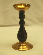 Vintage Style Brass Candlestick Candle Holder w Felt Bottom Home Mantel Decor a - £16.06 GBP