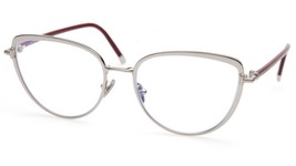 NEW TOM FORD TF5741-B 016 Silver Eyeglasses Frame 55-17-140mm B46mm Italy - £127.19 GBP